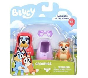 Bluey Grannies Mini Figure 2-Pack [Bluey & Bingo]